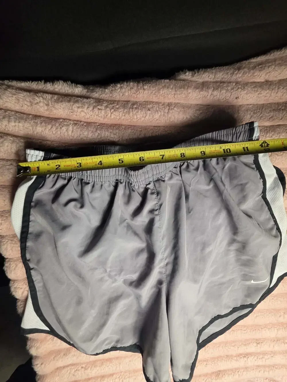 Nike Dri-FIT Tempo Running Shorts Grey/Black Size XL